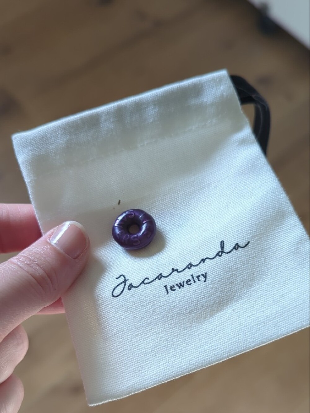 Purple Enamel Life Savers Pendant